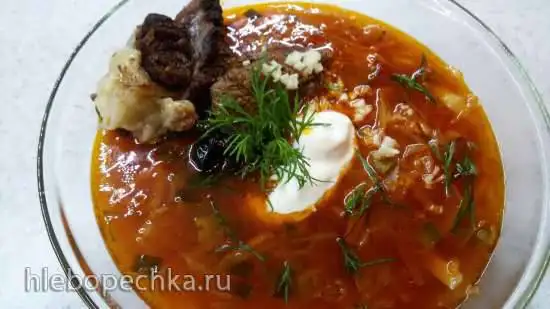 Щи с секретной зажаркой (рецепт нашей семьи)