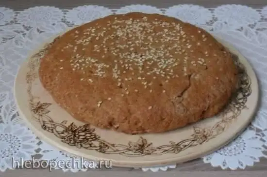 Лепёшка ржано-пшеничная цельнозерновая на кефире