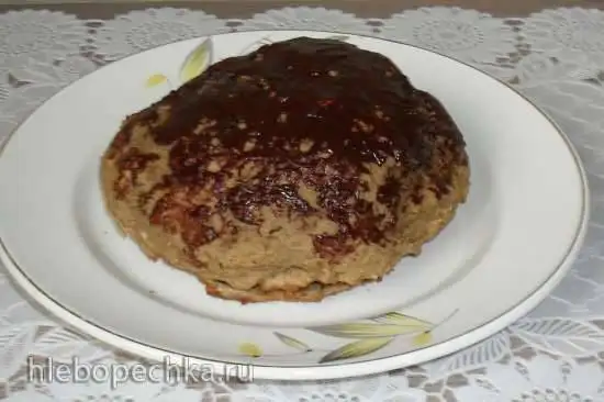 Цельнозерновая булочка с бананом