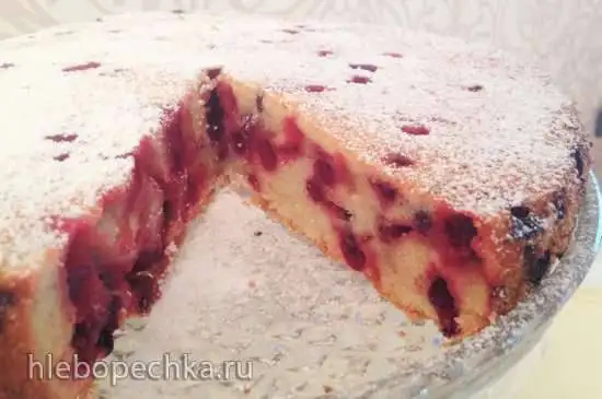 Клюквенный пирог
