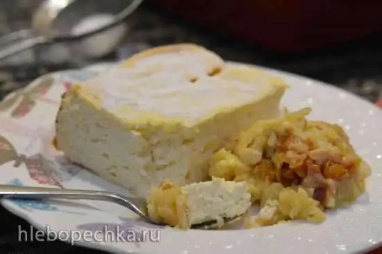 Польский чизкейк с запеченным лимонным кустардом