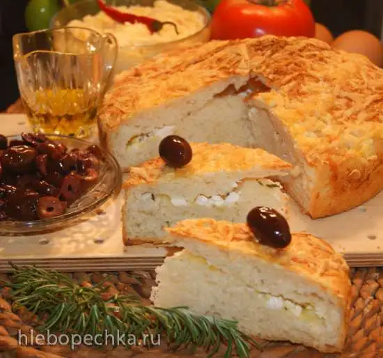 Греческий сырный хлеб