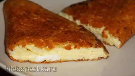 Омлет с хрустящей сырной корочкой