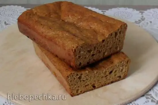 Отрубной хлеб на твороге с псиллиумом