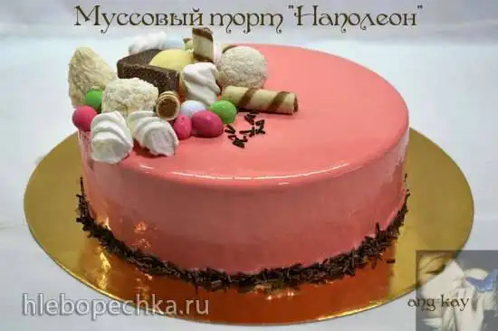 Муссовый торт «Наполеон»