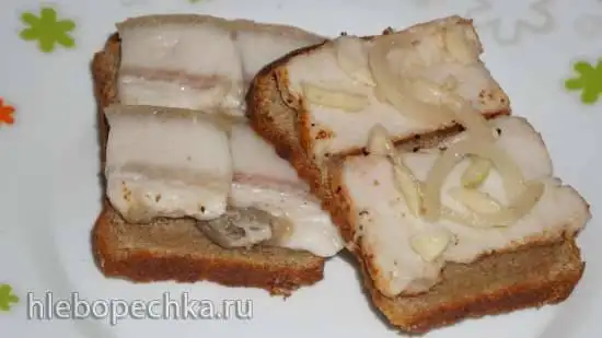 Сало маринованное