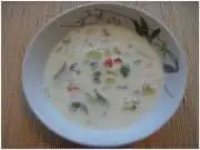 Молочный овощной суп