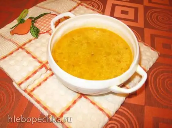 Куриный суп с кабачком, кукурузной крупой и сыром (мультиварка Redmond RMC-02, газовая панель)