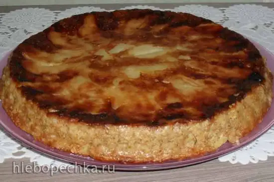 Лёгкий яблочный пирог-шарлотка № 2