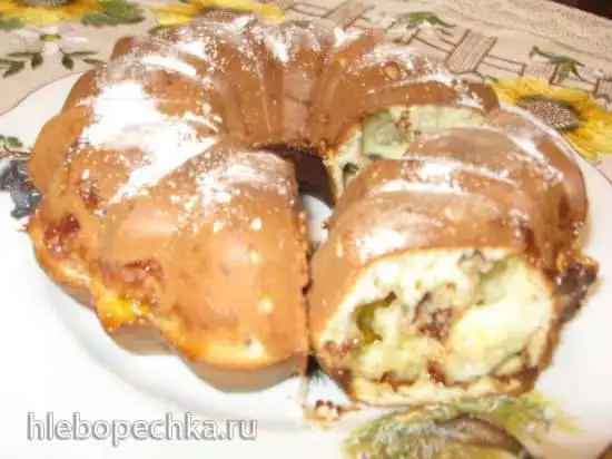 Кекс с зефиром, мармеладом и шоколадом (кексница GFW-025 Keks Express)