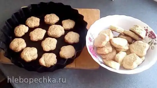 Постное печенье на рассоле