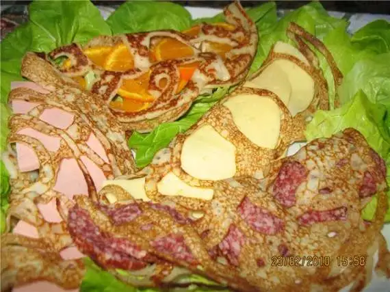 Блины сеточкой на закваске