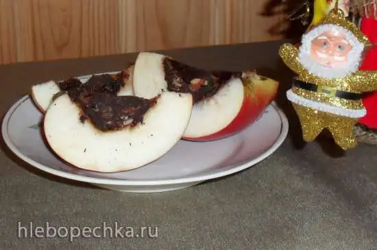 Яблочно-шоколадный десерт