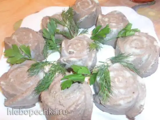 Паштет из куриной печени (рецепт от Ольги Сумской с оригинальной подачей)