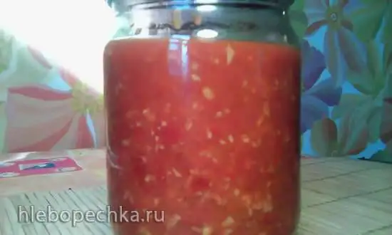 Аджика острая без помидор