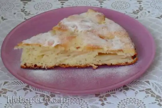 Шарлотте (яблочный пирог на кефире)