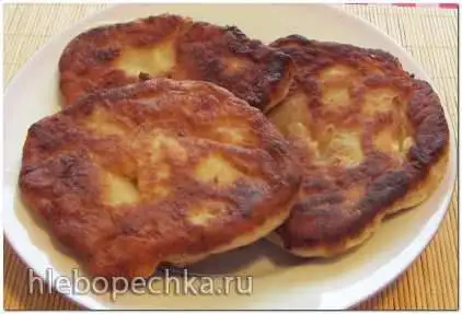 Лангош венгeрский или вкусные картофельные пончики