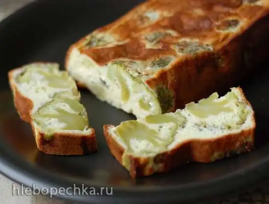 Запеканка из брокколи с творогом
