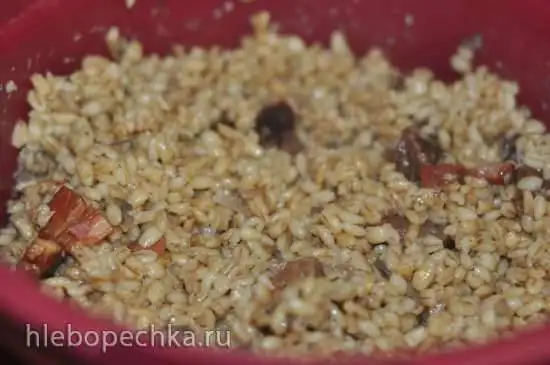 Каша перловая с мясом и грибами в ТапперКуке (скороварке для СВЧ)