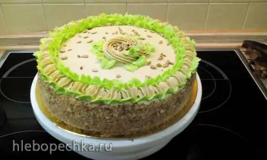 Торт «Славянка» с халвой (не ГОСТ, но из тех времен)