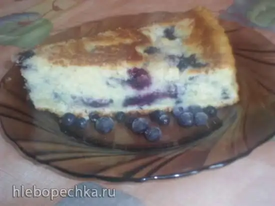 Пирог черничный к кофе