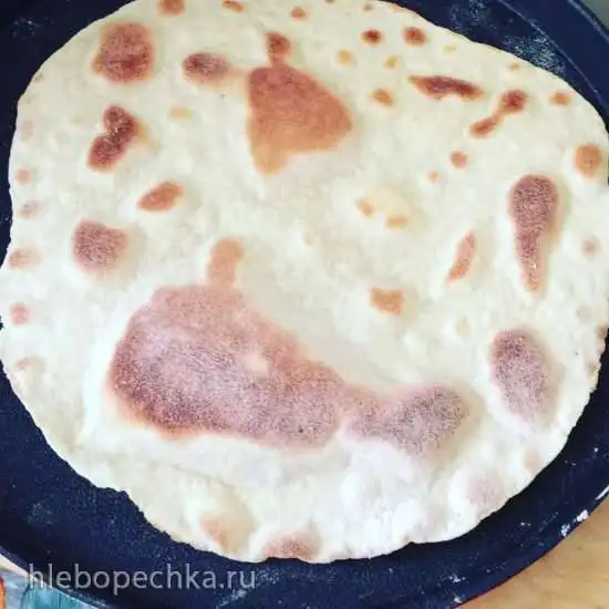 Лепешка (Чапати) из Батата и семолины в пиццемэйкере Princess (чапатнице)