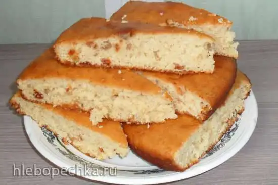 Пирог-кекс со сгущёнкой на кефире
