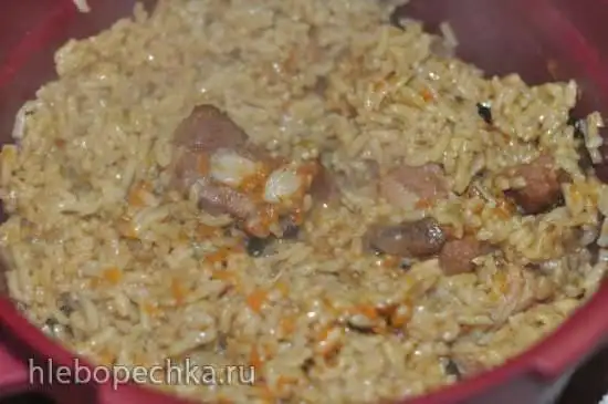 Плов в ТапперКуке (скороварке для СВЧ)