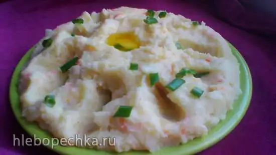 Толчёный картофель со сливочным вкусом в медленноварке