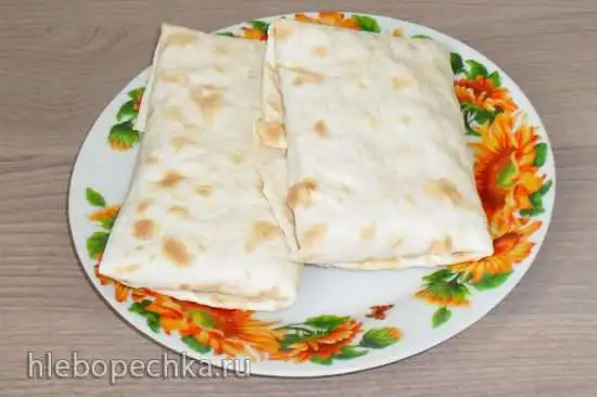 Яблочный «штрудель» из лаваша (по другому)