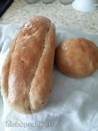 Батон с овсяной мукой (мини-печь Steba 23 eco)