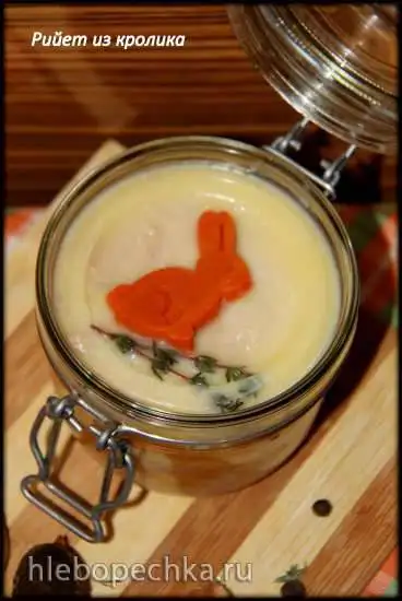 Рийет (фр. Rillette) из кролика (мультиварка Brand 37501)