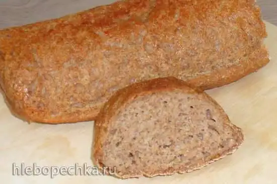 100 % цельнозерновой хлеб из духовки (простой способ)