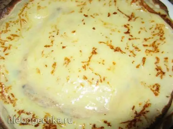 Сырные блинчики (сытный завтрак в воскресное утро)
