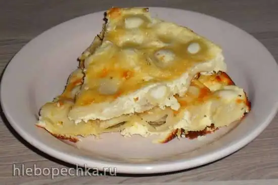 Запеканка из пельменей