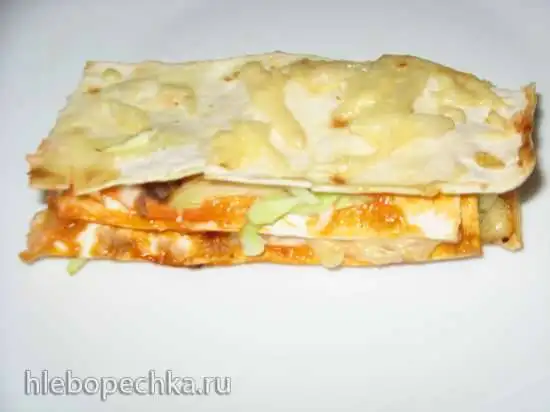 Запеканка из лаваша