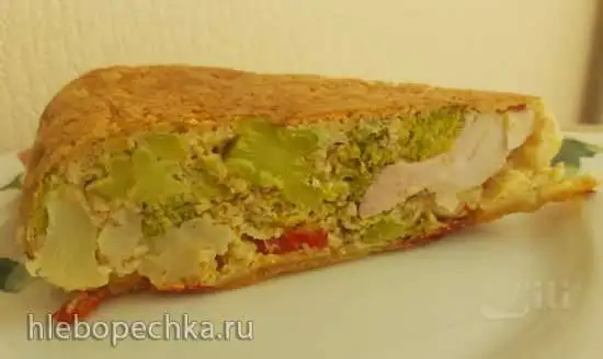 Капустный дюкановский пирог