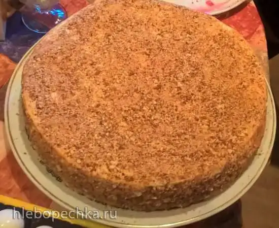 Многослойный торт-наполеон «Неженка»