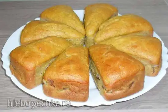 Пирожки заливные из 100% цельнозерновой муки с разными начинками