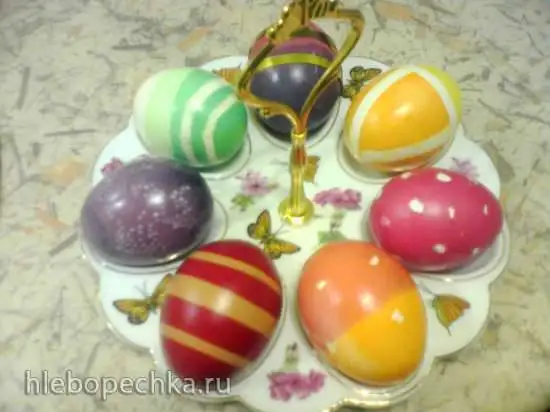 Украшение яиц к Пасхе