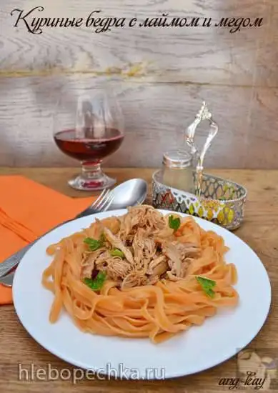 Куриные бедра с лаймом и медом