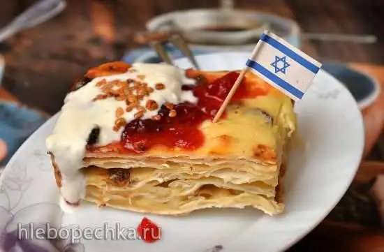 Творожная запеканка с мацой