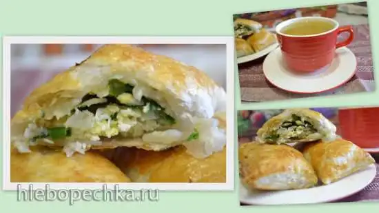 Капустная начинка для пирогов и пирожков, с грибами и яйцами