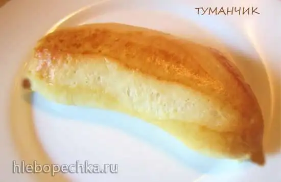 Булочки Бананы с творожной начинкой по рецепту Светланы Метакса