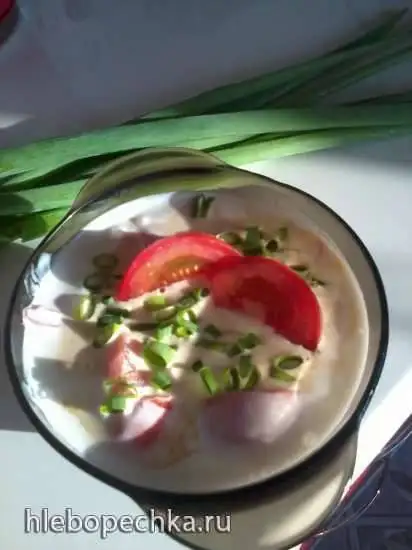 Помидорка + кефир = любоффф моя (холодная похлебка в летнюю жару)