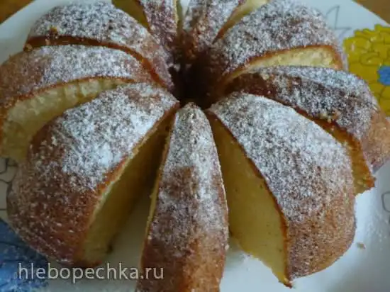 Ванильный фунтовый кекс  (Vanilla Pound Cake) в кекснице GFW-025
