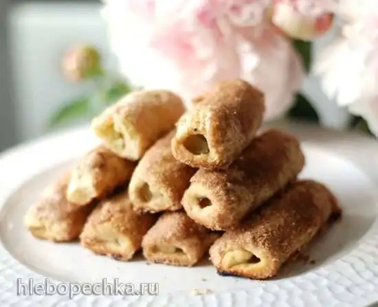 Песочное печенье с ревенем