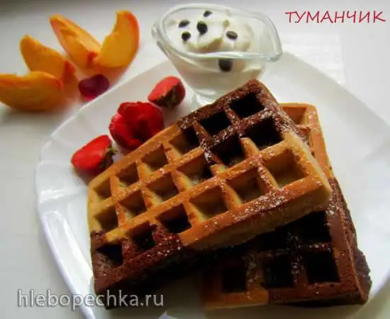 Вафли «Банан с корицей и шоколад с черносливом»
