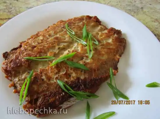 Шницель из скумбрии