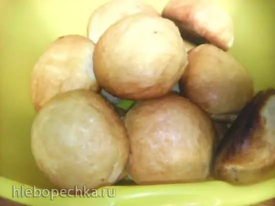Булочки с зеленью и чесноком